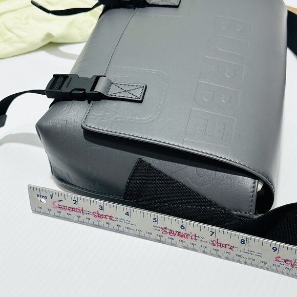 Burberry Leather Horseferry Debossed Logo Messenger Bag Small 8L NWT $1,550 - Picture 14 of 15